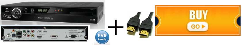 UEC DSD4121 VAST PVR DECODER + HDMI CABLE